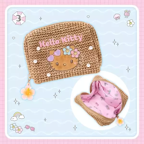 「日焼けキティ＆クロミが水着姿に♪サンリオ「きらめきサマープール」8月19日発売、マスコットホルダー全7種が尊い」の画像