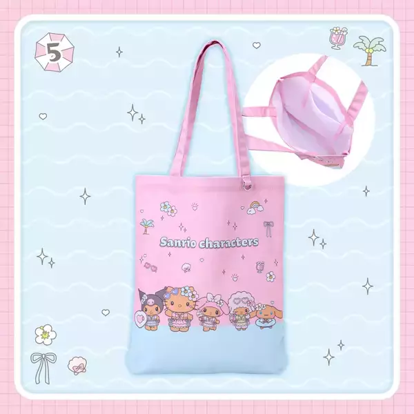 「日焼けキティ＆クロミが水着姿に♪サンリオ「きらめきサマープール」8月19日発売、マスコットホルダー全7種が尊い」の画像