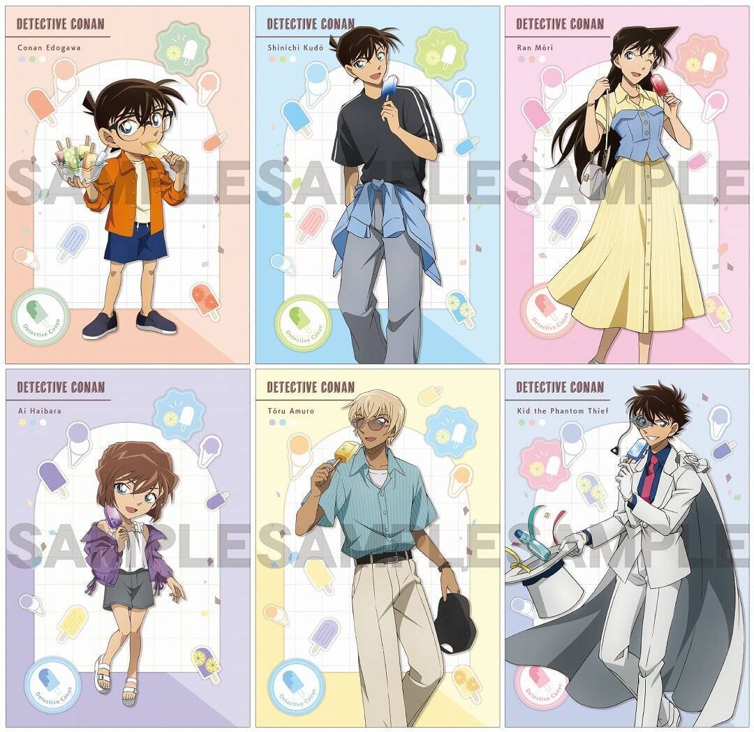 『名探偵コナン』アニメイトフェア～初夏のひんやりアイスキャンディータイム～が6月20日開催！新一・蘭・安室たちの夏ビジュアルが登場