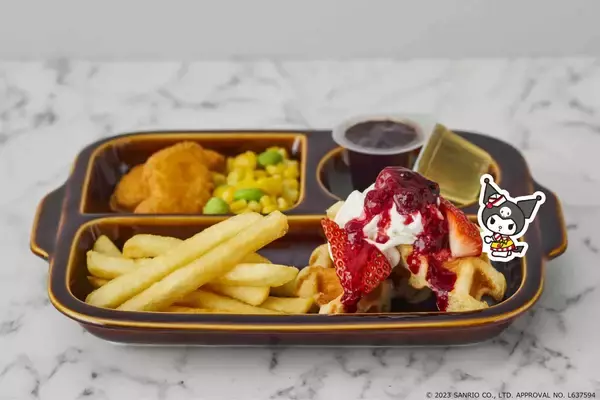 「「サンリオ」いちごチョコテリヤキバーガーなどのメニューが登場！「JOURNAL STANDARD」とコラボ」の画像