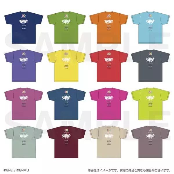 「『アイナナ』推しの顔がドーンと主役♪フルグラフィックTシャツ全16種が予約開始」の画像