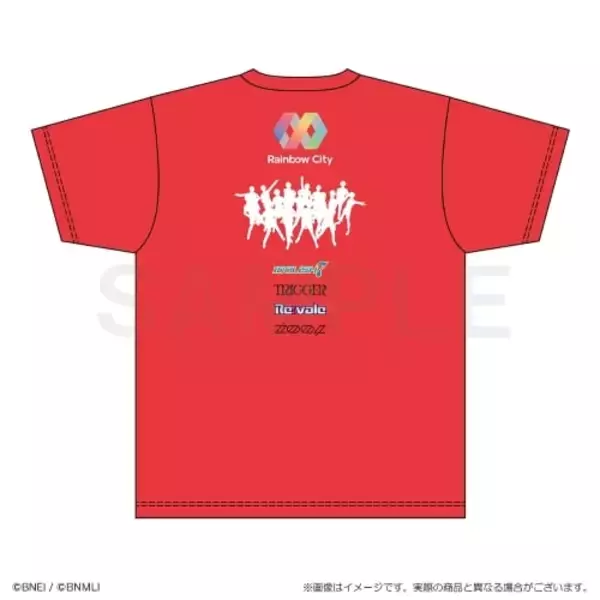 「『アイナナ』推しの顔がドーンと主役♪フルグラフィックTシャツ全16種が予約開始」の画像