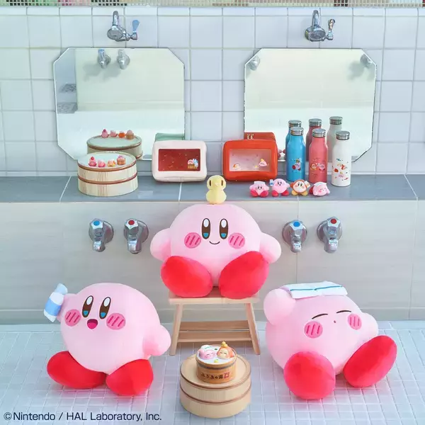 「「星のカービィキャンペーン ナムコ ぷぷぷの湯」お風呂モチーフの限定景品&ノベルティに癒される！」の画像