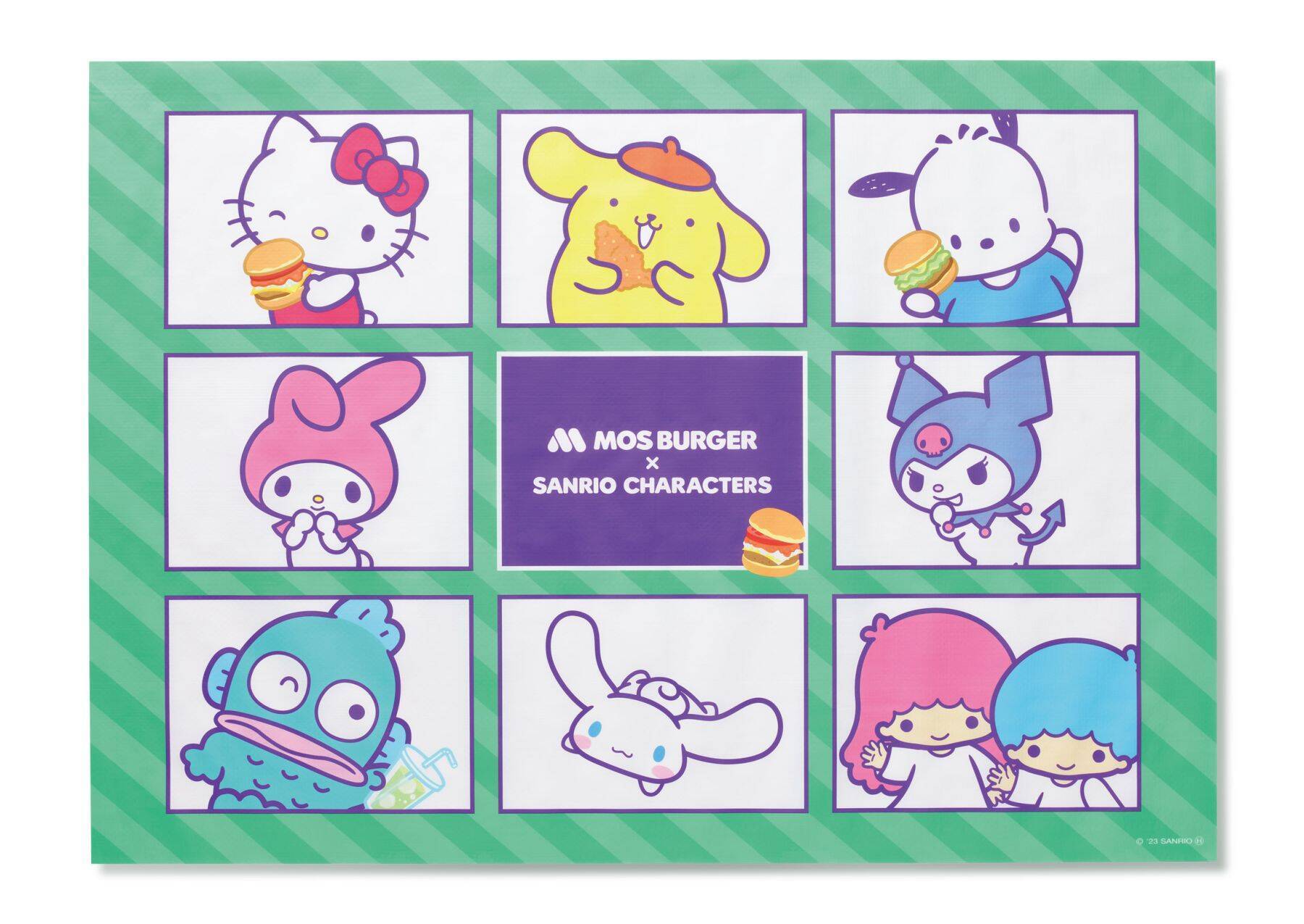 「サンリオ×モスバーガー」春のラッキーバッグが4月4日より予約開始！おでかけテーマのグッズは4種