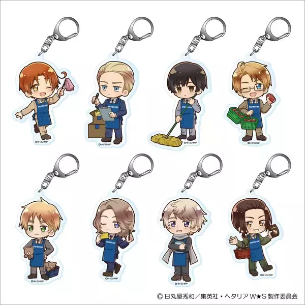 「「ヘタリア×ヴィレッジヴァンガード」コラボグッズが受注販売決定！エプロン姿の店員風描き起こしグッズがたまらない」の画像