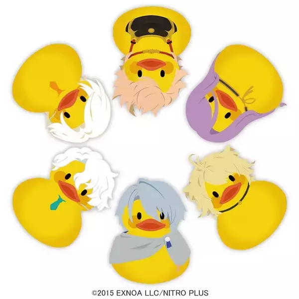 「『刀剣乱舞』湯浴みコレクション その4が発売決定！三池兄弟たちがトウケンダックのソフビフィギュアに、全20アイテムが登場」の画像