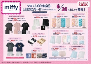 「ミッフィー×しまむら」コラボ商品が6月20日発売！キャラTシャツ・ルームウェア・冷感ケットなど夏のおうち時間にぴったり