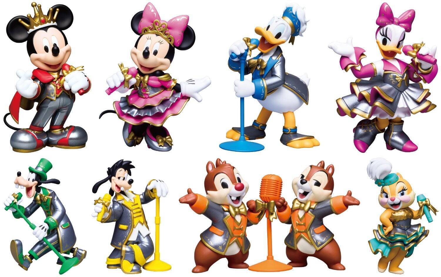 Happyくじ『Disney IDOL ON STAGE』9月26日発売！ミッキーのハートポーズフィギュアも