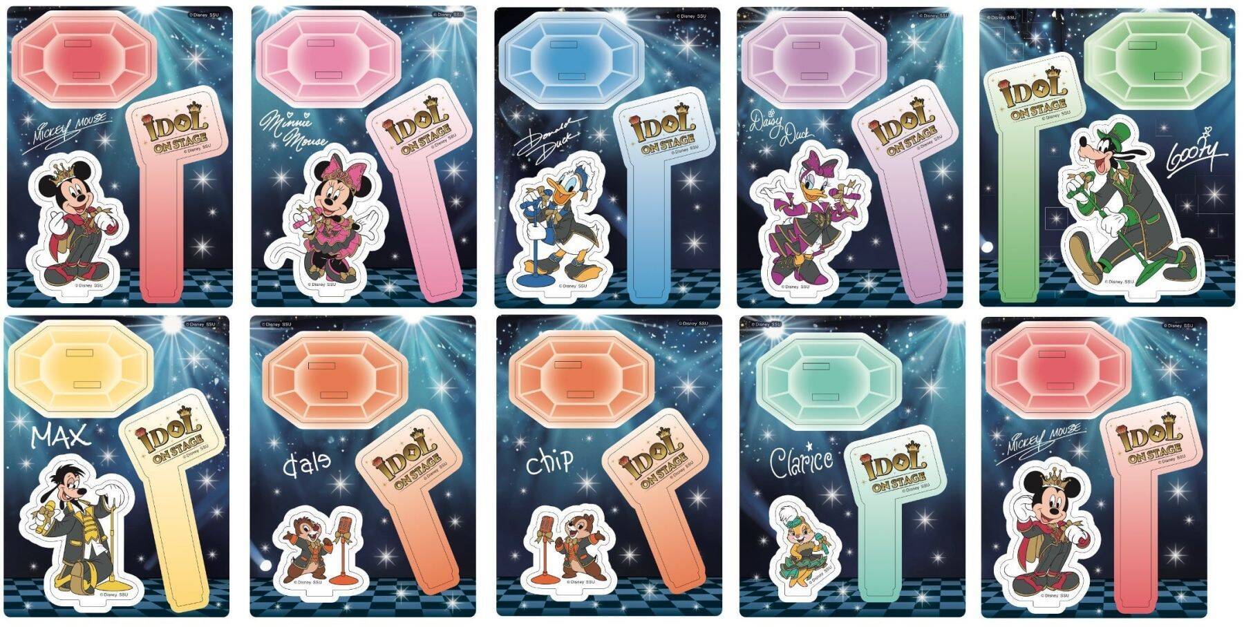 Happyくじ『Disney IDOL ON STAGE』9月26日発売！ミッキーのハートポーズフィギュアも