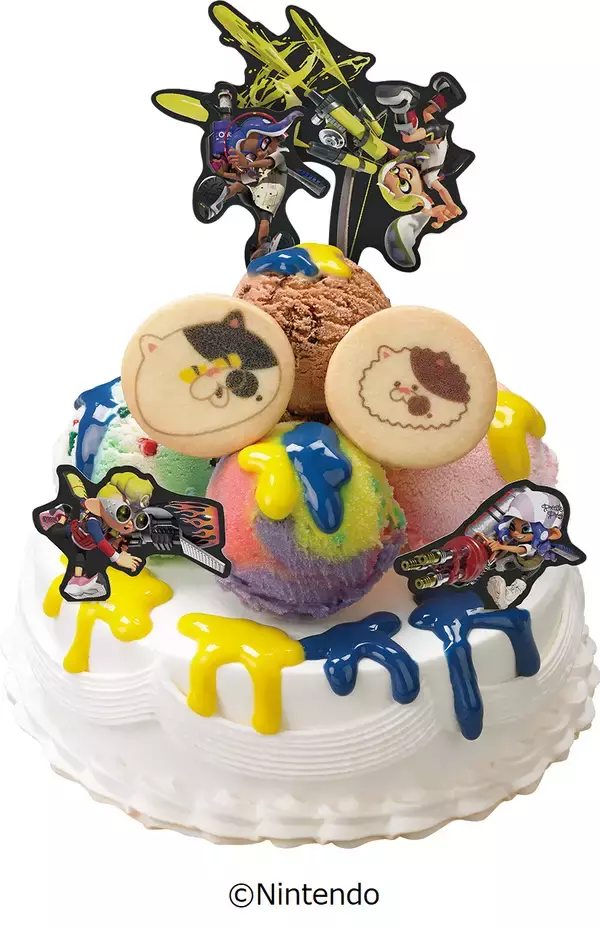 「「スプラトゥーン×サーティワン」イカしたコラボ第2弾！6月30日よりフェスがテーマのメニュー登場」の画像