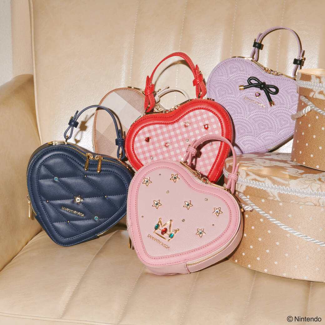 「ピーチ姫×サマンサタバサ」コラボアイテムは26種！豪華絢爛なピンク尽くしで「お姫様になれちゃう…」