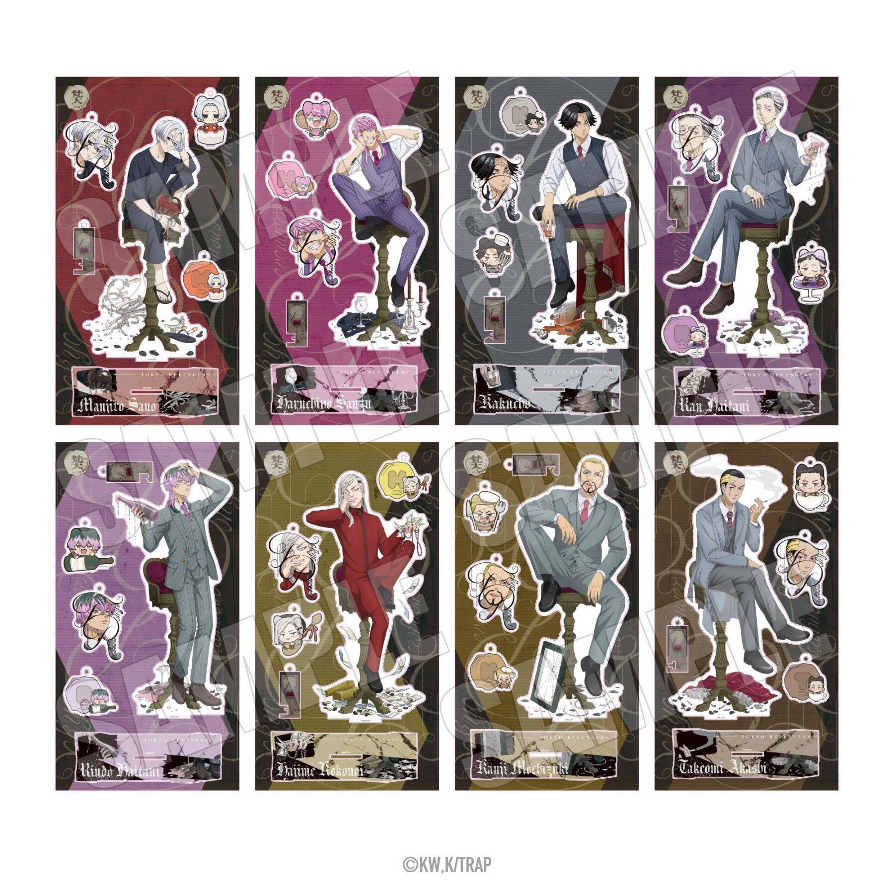 「東京リベンジャーズ カフェ in E-DINER -Bar 梵天-」が池袋で10月20日から開催！8人のメニュー＆グッズが登場