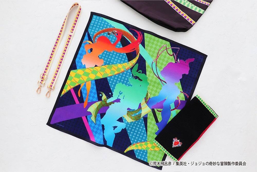 『ジョジョの奇妙な冒険』雑貨アイテムが5月27日発売！石仮面のチャームポーチ・果し状デザインのプリントハンカチなどが登場