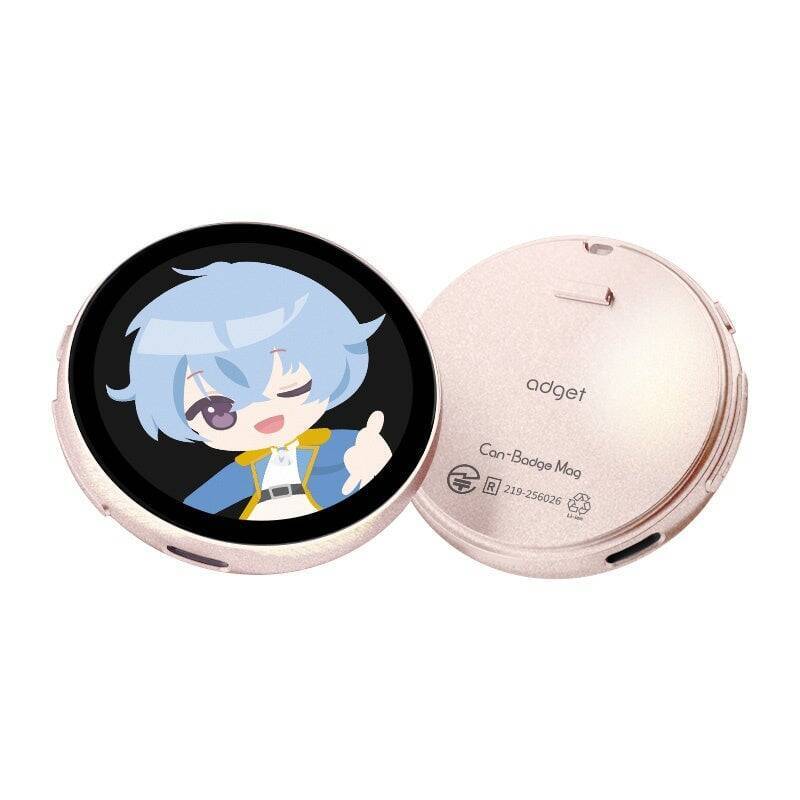 推しをスマホにペタッ♪ 動画も入るデジタル缶バッジ「Can-Badge Mag」全4色が予約開始！