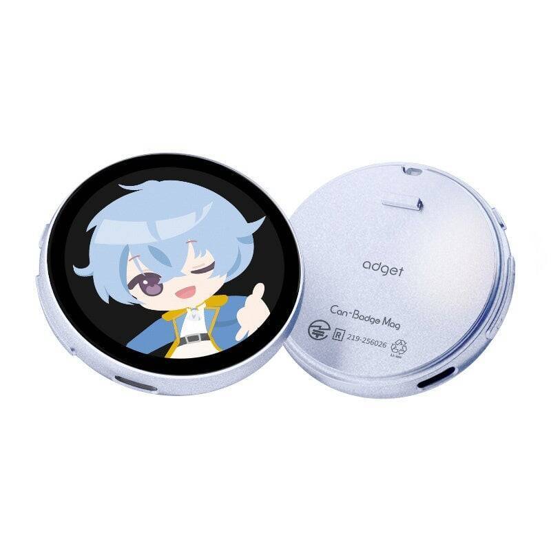 推しをスマホにペタッ♪ 動画も入るデジタル缶バッジ「Can-Badge Mag」全4色が予約開始！