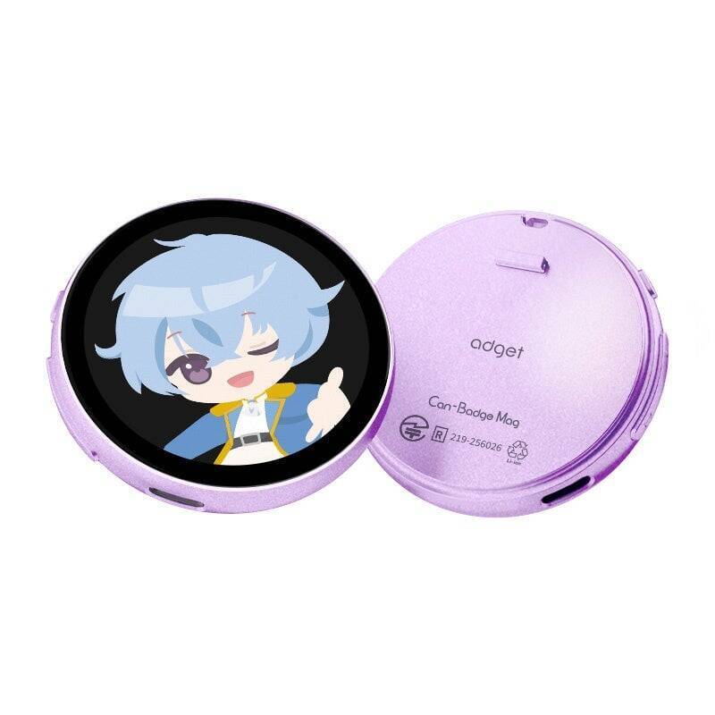 推しをスマホにペタッ♪ 動画も入るデジタル缶バッジ「Can-Badge Mag」全4色が予約開始！