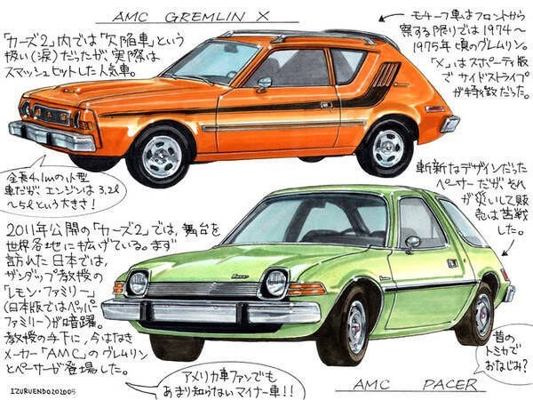 図説で愛でる劇中車 第14回 映画 カーズ シリーズに登場するキャラクターのモチーフとなった車たち 年6月3日 エキサイトニュース