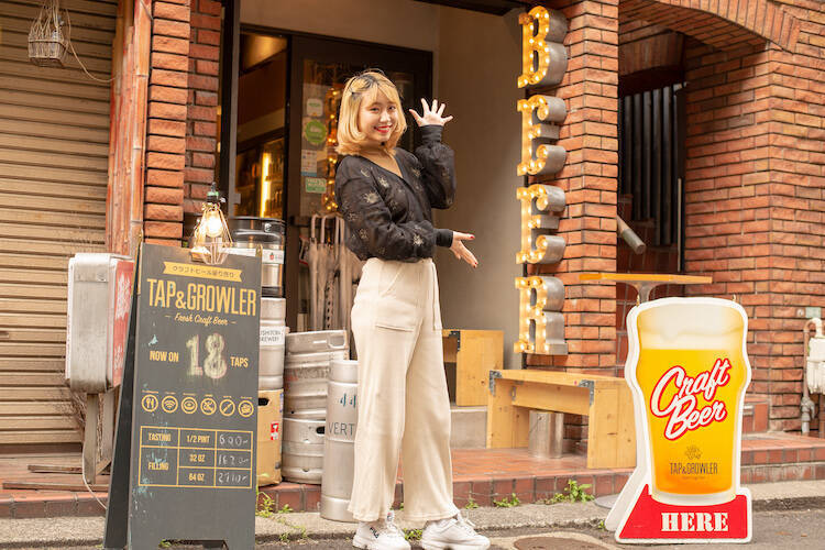 生のクラフトビールを持ち帰り！大矢梨華子が「TAP&GROWLER」で「グロウラー」について学んできた