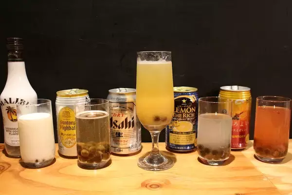 「【レビュー】タピオカと一番相性の良いお酒ってなに？自作タピオカカクテルを飲み比べてみた」の画像