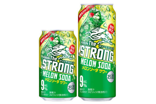 メロンソーダのお酒 キリン ザ ストロング メロンソーダサワー 期間限定 新発売 19年6月29日 エキサイトニュース