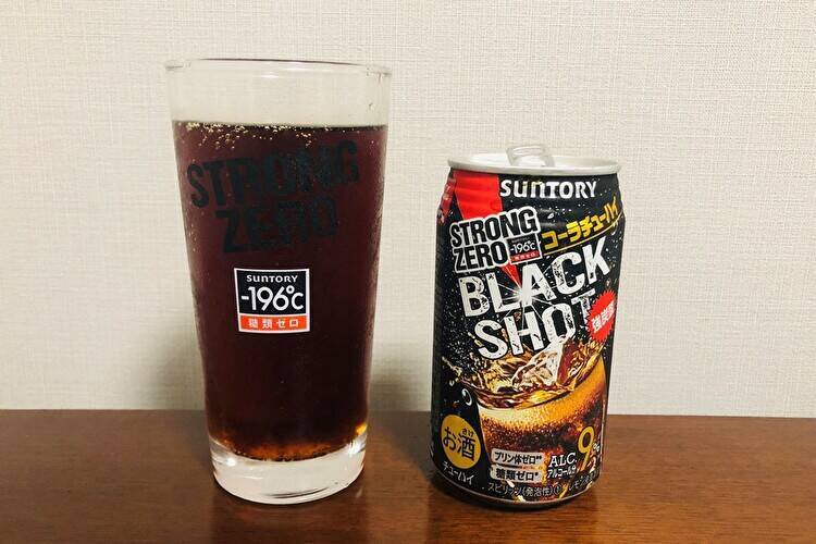 レビュー コーラ味のストロングゼロ 196 ストロングゼロ Black Shot をガチレビュー 19年8月27日 エキサイトニュース 5 6