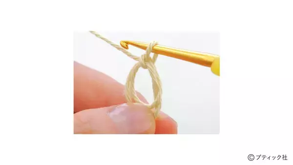 「かぎ針編みの「シュシュ」の作り方」の画像