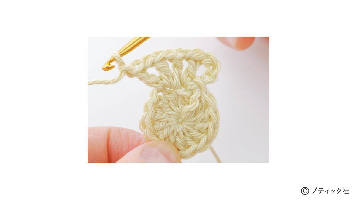 かぎ針編みの「シュシュ」の作り方
