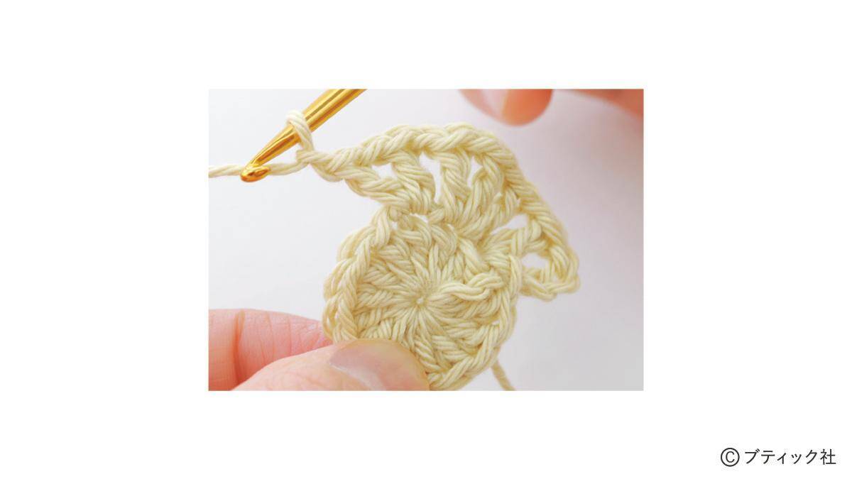 かぎ針編みの「シュシュ」の作り方