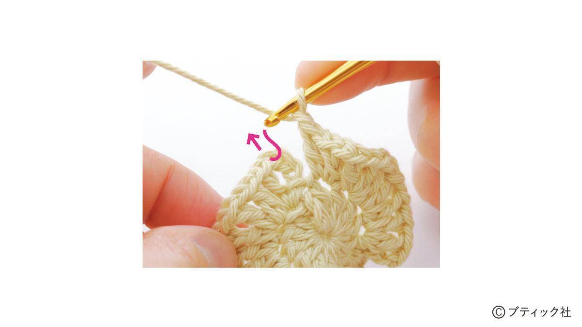 かぎ針編みの「シュシュ」の作り方