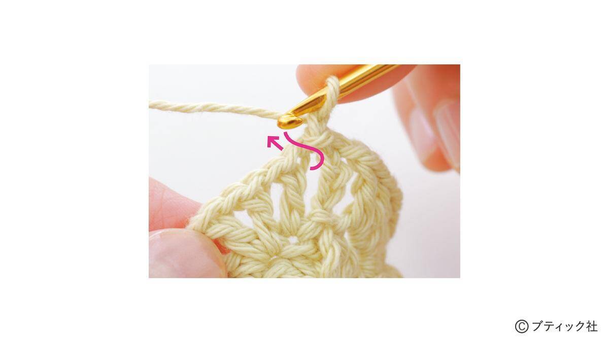 かぎ針編みの「シュシュ」の作り方