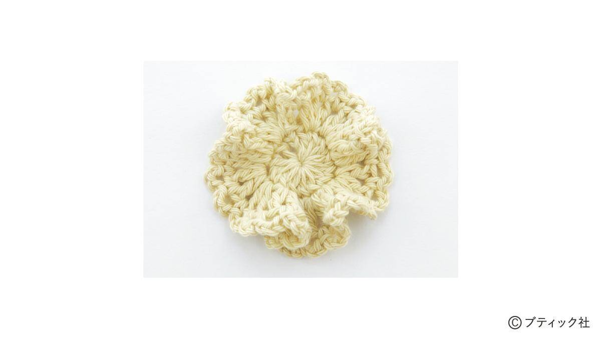 かぎ針編みの「シュシュ」の作り方