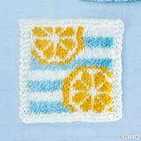 「編み込み模様のパターン「レモンの輪切り」の編み方」の画像1