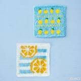 「編み込み模様のパターン「レモンの輪切り」の編み方」の画像2