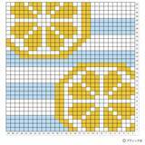 「編み込み模様のパターン「レモンの輪切り」の編み方」の画像4