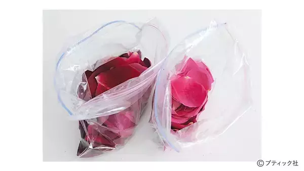 「「バラの花びらで染める」やり方を解説」の画像