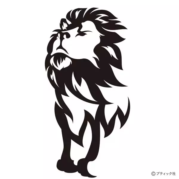 「切り絵「気高いライオン」の作り方」の画像