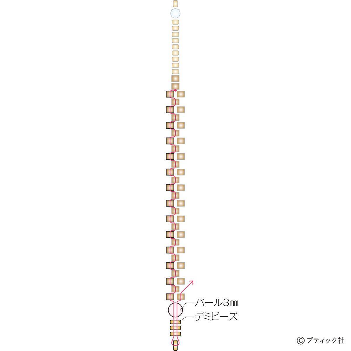 「Feather フェザーのネックレス」の作り方