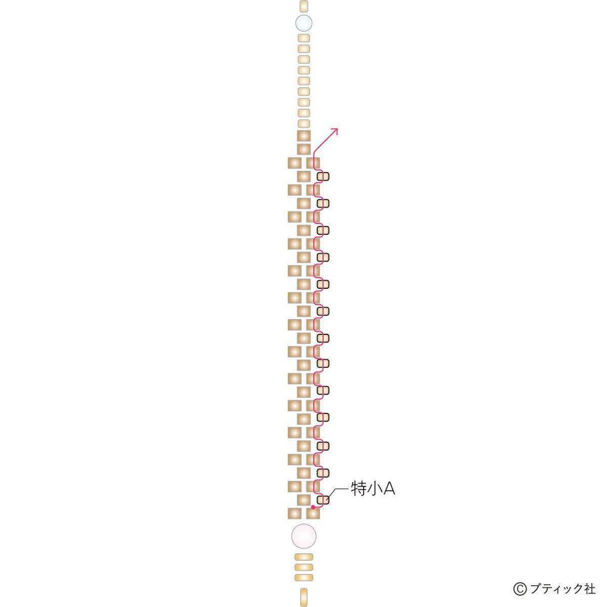 「Feather フェザーのネックレス」の作り方