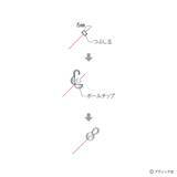 「「Feather フェザーのネックレス」の作り方」の画像8