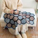 「「ヘキサゴンの膝掛け」の作り方」の画像1