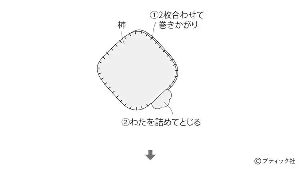 「「実りの秋の1本飾り」の作り方」の画像