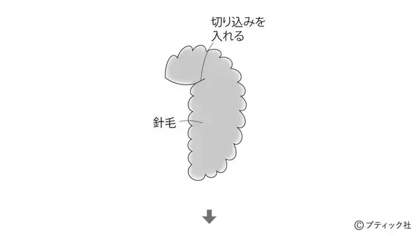 「「実りの秋の1本飾り」の作り方」の画像