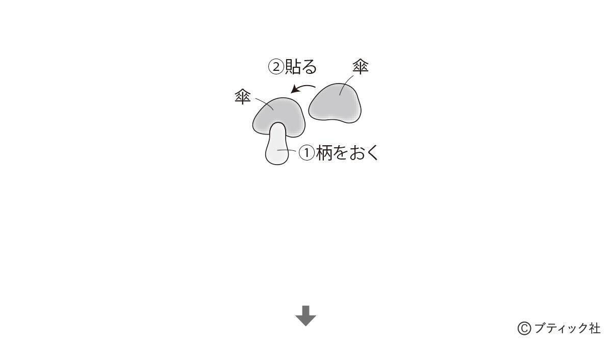 「実りの秋の1本飾り」の作り方