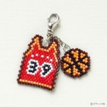 ビーズステッチ「バスケのチャーム」の作り方