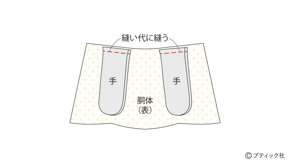 海外風ぬいぐるみ「ネズミ」の作り方
