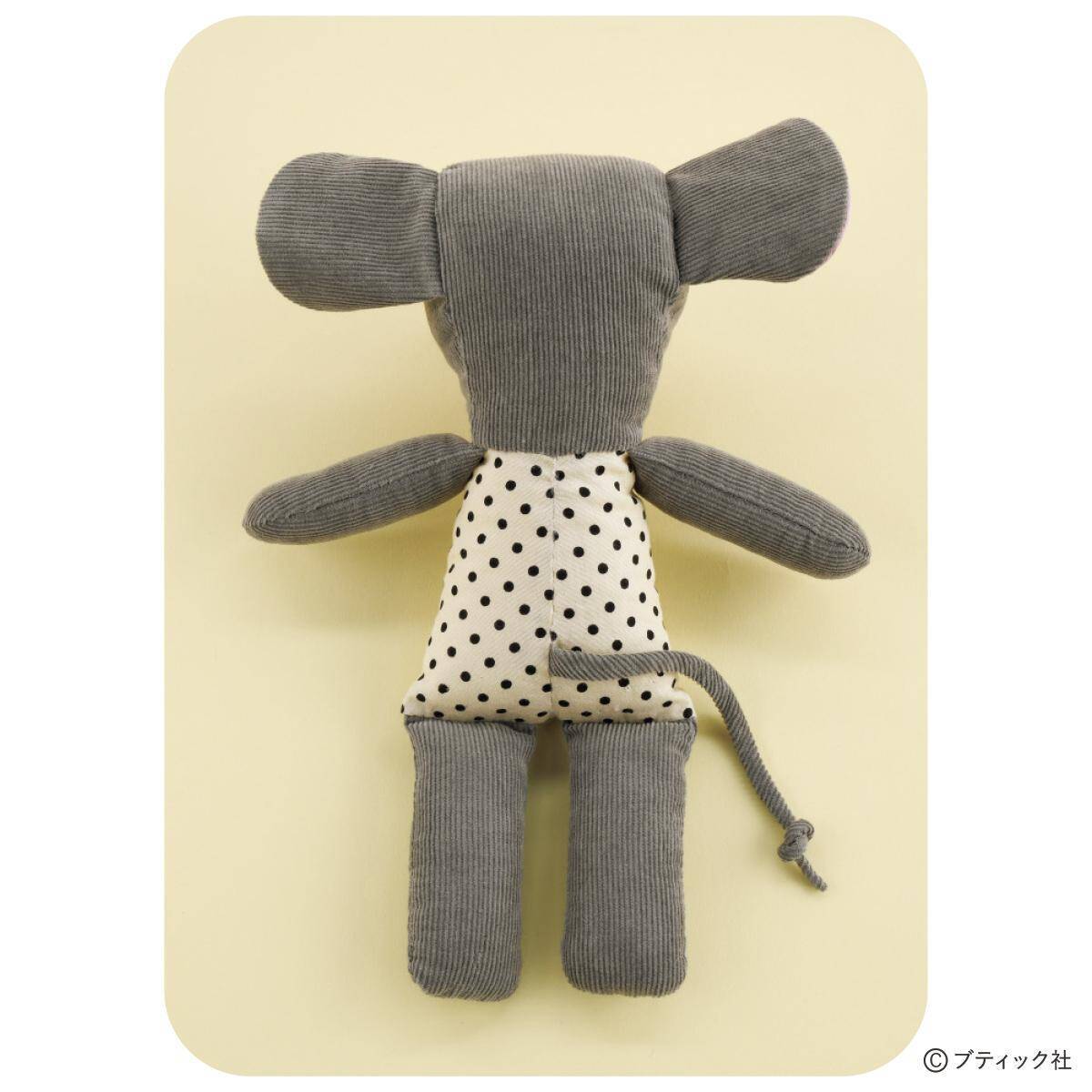 海外風ぬいぐるみ「ネズミ」の作り方
