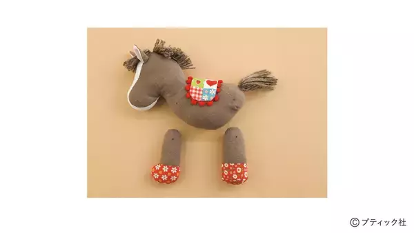 「「馬のぬいぐるみ」の作り方」の画像