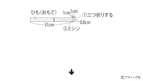 「「あずきネックウォーマー」の作り方」の画像