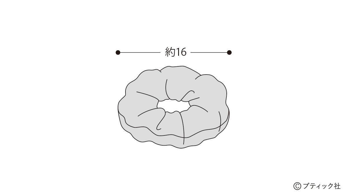 お好みのあまり布で！「シュシュ」の作り方