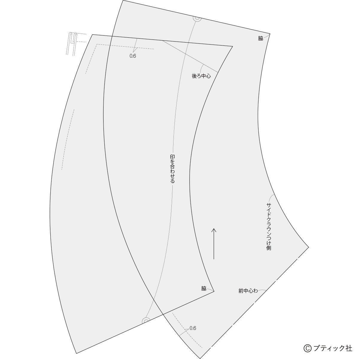 「パステルピンクのクローシュ」の作り方